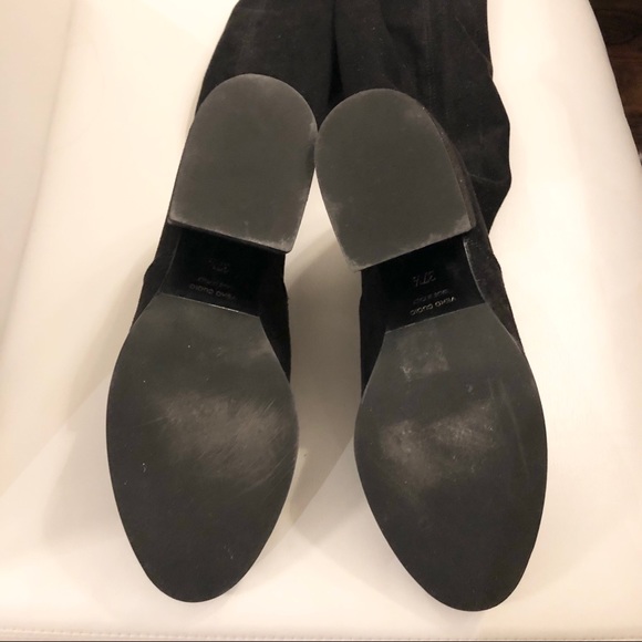 LIKE NEW! Vero Cuoio Thigh High Faux Suede Boots - Picture 8 of 10